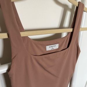 Babaton contour square neck tank bodysuit